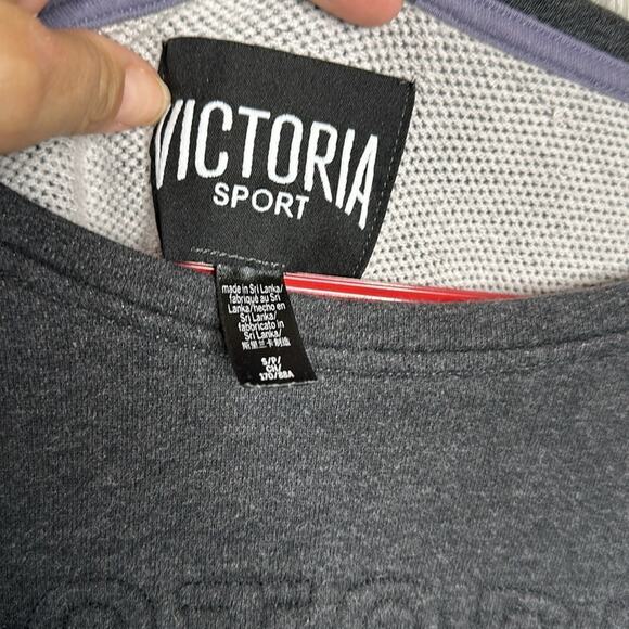 Victoria’s‎ Secret Sport Gray Sweatshirt size Small - Picture 3 of 4